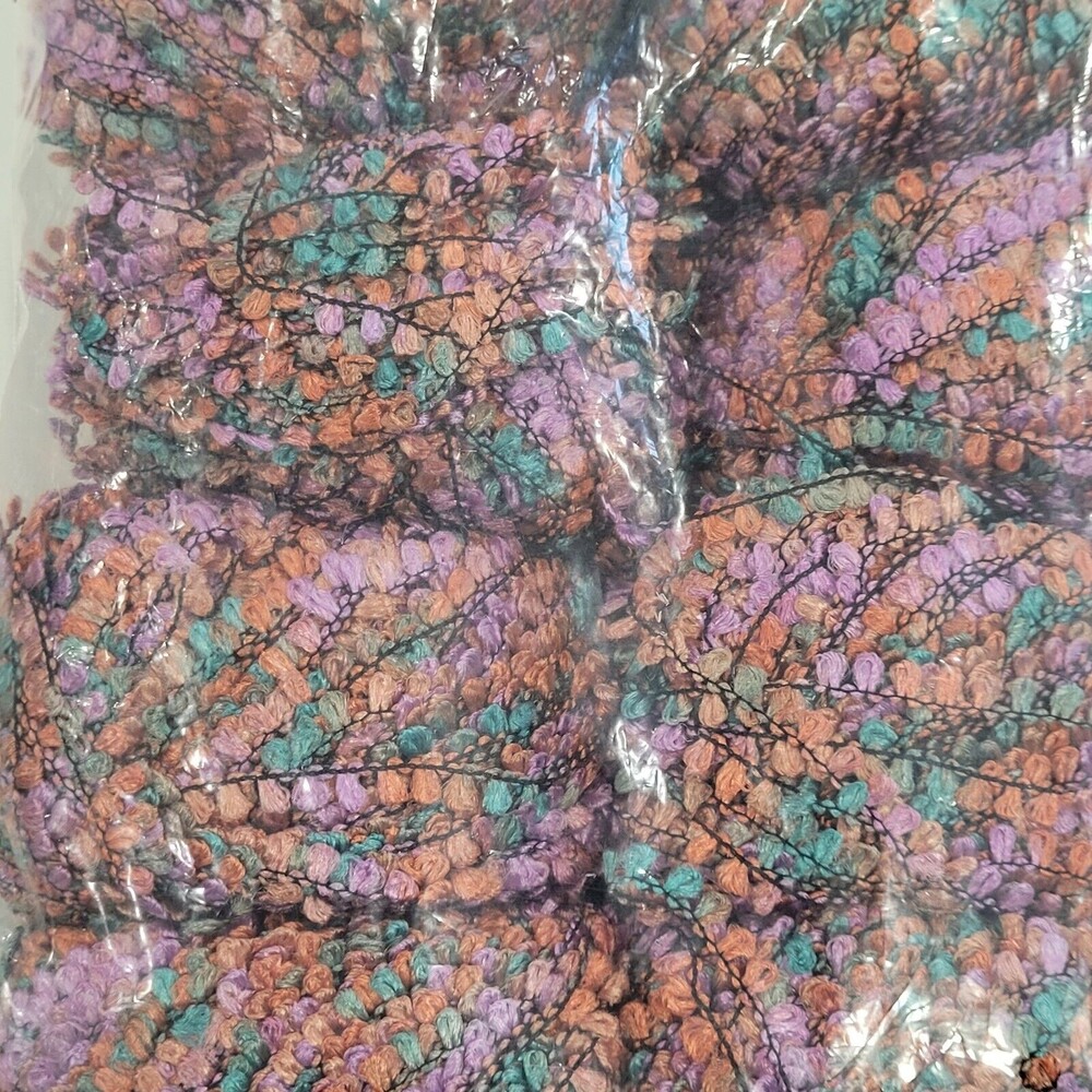 Ribbon Yarn Fabu Muench10 pc Lot 4321 Green Purple Red 50g 72m DISC - Picture 6 of 7